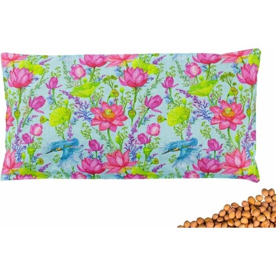 VFstyle nahrievací vankúšik s čerešňovými kôstkami 30x15 cm Lotus