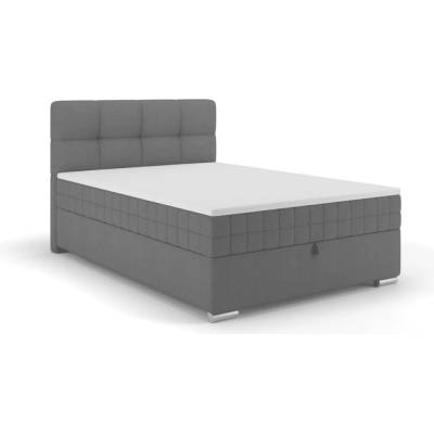 Elvisia Alpina Boxspring tmavá sivá/Vinci 14