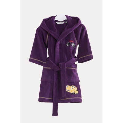 Soft Cotton Dětský župan PILOT v dárkové balení Fialová