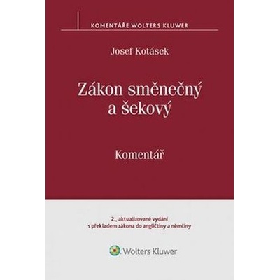 Zákon směnečný a šekový Komentář