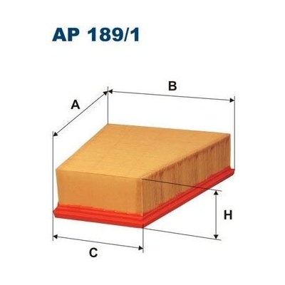 FILTRON Vzduchový filter AP 189/1