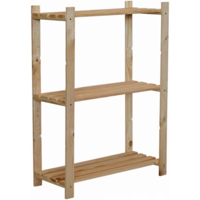 Wamar Sosenka Drevený regál RA-3-65, 90 x 65 x 28 cm borovica