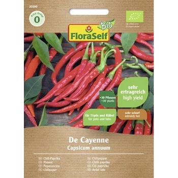 Chilli paprička bio De Cayenne FloraSelf Bio