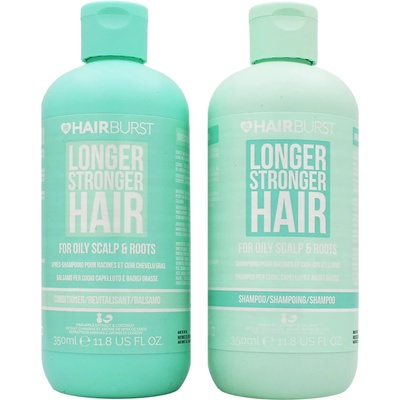Hairburst Longer Stronger Hair Oily Scalp & Roots na mastné vlasy šampon 350 ml + kondicionér 350 ml sada
