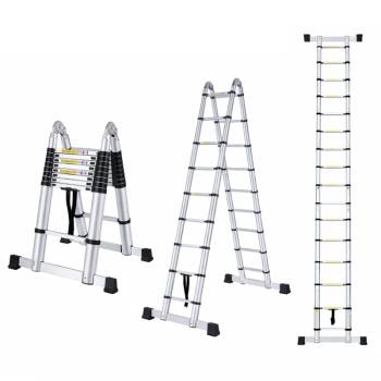 MXM Kloubové teleskopické štafl MXM TZ12-36-36 3, 6m + 3, 6m / 7, 2m