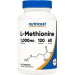 Nutricost L-Метионин - За черен дроб и липиден метаболизъм, 500 mg, 120 капсули (57597 (748101) NC)