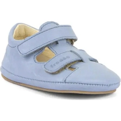 Froddo Kožené barefoot capáčky Prewalkers Jeans modré
