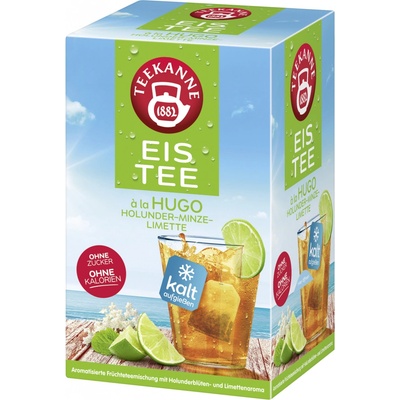 Teekanne Eistee Hugo máta černý bez a limetka 18 x 2,5 g