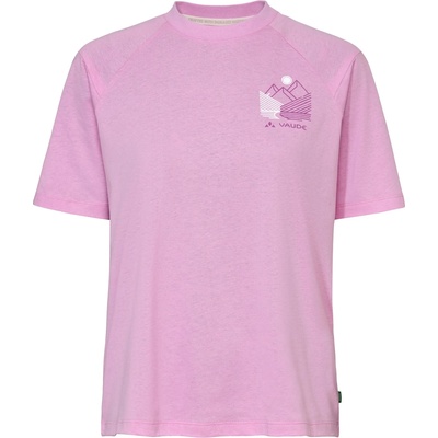 Vaude Дамска фланелка с къс ръкав за колоездене Vaude Women's Cyclist Casual Shirt T-shirt - Raspberry - размер 40 (EU) (916-4354-0613)