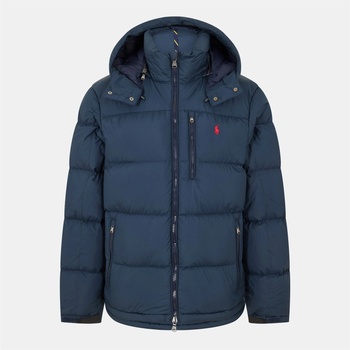 Ralph Lauren Яке Polo Ralph Lauren Men's El Cap Water Resistant Duck Down Detachable Hood Short Puffer Jacket - Collection Navy