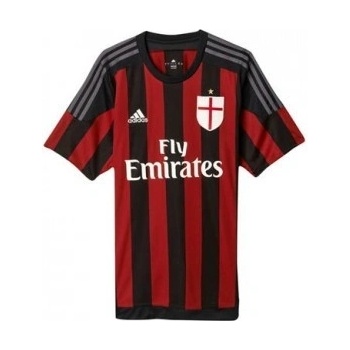 adidas AC Milan Home shirt 2015 2016 dětské Black/Red