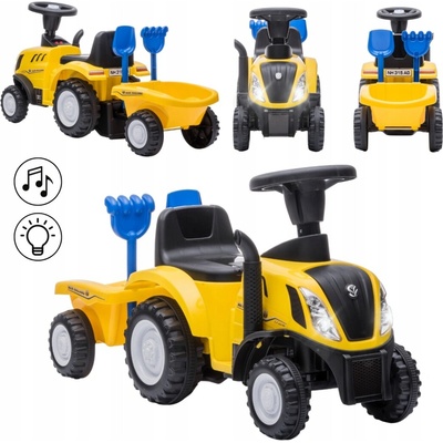 Lebula traktor New Holland Ride-on Trailer žluté