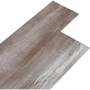 vidaXL Самозалепващи PVC дъски за под Мат кафяв дърво 30, 5 x 61 см (42046428)