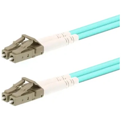 SeaMAX Оптична корда SeaMAX, 3m, LC-LC UPC, MM OM3 50/125, duplex, 2.0mm, LSZH (MM-PC-LC/LC-3-D-OM3)