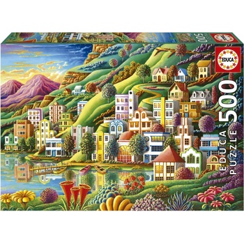 Educa Пъзел Educa - Скрито пристанище, 500 части (EDU19552)