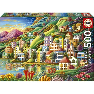 Educa Пъзел Educa - Скрито пристанище, 500 части (EDU19552)