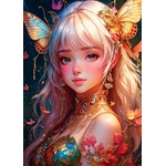 Bluebird Puzzle - Puzzle Butterfly Girl - 300 piese