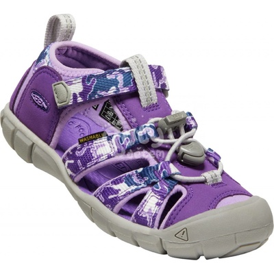 Keen sandálky Seacamp II CNX Jr camo/tillandsia purple