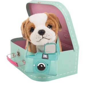 Studio Pets Плюшена играчка Studio Pets - Английски булдог Звезда, с аксесоари (6208) - baby