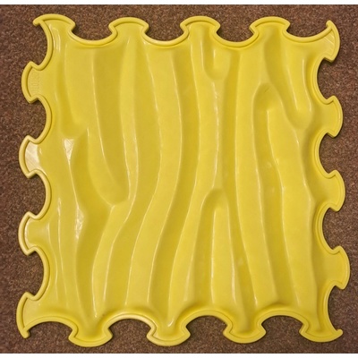 Ortoto Masážní ortopedické podložky Písečná vlna tvrdé ŽLUTÁ