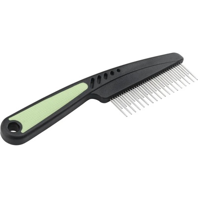 Ferplast Cat comb with chrome rotating teeth двуредов гребен за котки 19, 8 / 1, 4 / 5, 5 cm