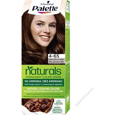 Schwarzkopf Palette Naturals color creme 4-65 zlato čokoládovo hnedá
