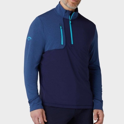 Callaway Golf AQUAPEL MIXED MEDIA PULLOVER navy