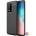 Samsung Galaxy S20 Ultra Удароустойчив Litchi Skin Калъф и Протектор