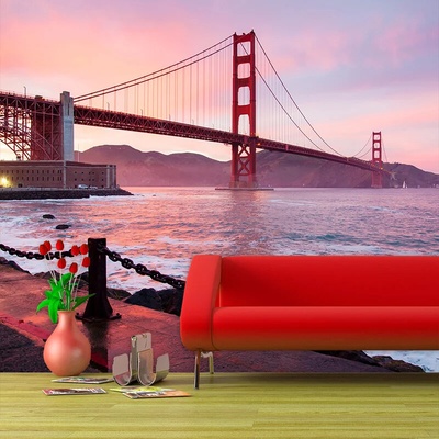 Sablio Tapeta Golden Gate, rozmery 336x220 cm