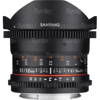 Samyang 12mm T3.1 VDSLR Canon EF
