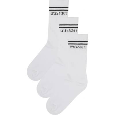 Lyle and Scott Чорапи Lyle and Scott Kids' Crew Socks - Bright White