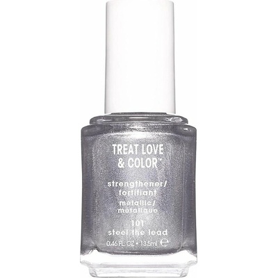 Essie Treat Love & Color Nail Polish 13,5 ml, 101 Steel The Lead, Metallic/Glitter