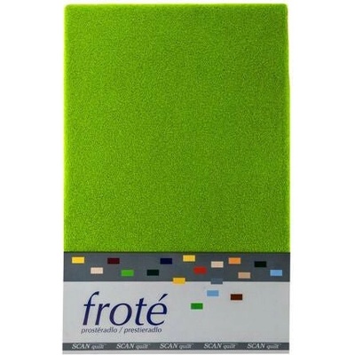 Scanquilt Prestieradlo froté zelené 180x200x25