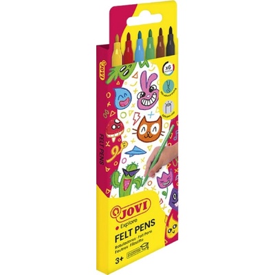 JOVI fixy tenké 6 ks