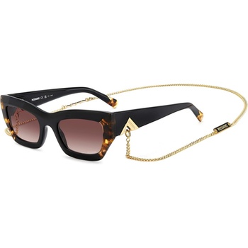 Missoni Слънчеви очила Missoni Women's Rectangular Round Sunglasses - Black Havana