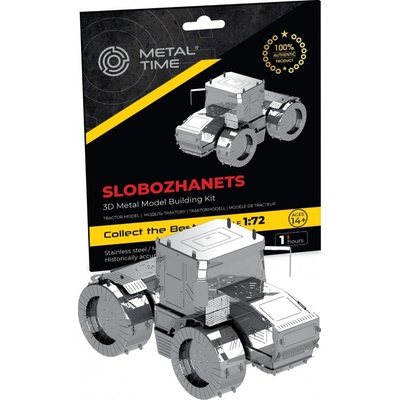 Metal Time Luxusná oceľová stavebnica Traktor Slobozhanets
