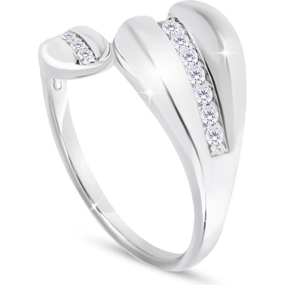 Biju Dámský rhodiovaný lesklé kapky se zirkony 4000341 11