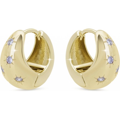 Biju DUBAI 3564 Náušnice masivní s hvězdami 1003564