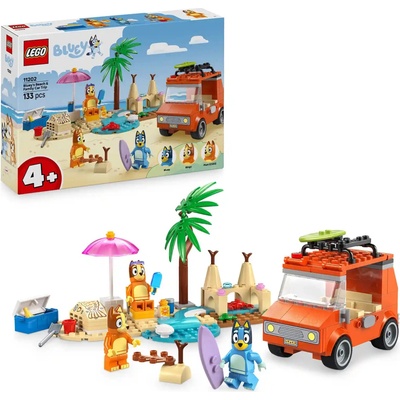 LEGO® Bluey 11202 Bluey a rodinný výlet autom na pláž