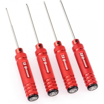 RUDDOG Sada šroubováků: Imbusové 1,5 ; 2,0 ; 2,5 a 3,0 mm 4 ks