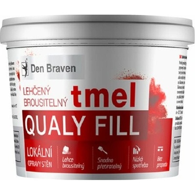 Den Braven Lehčený brousitelný tmel QUALY FILL 250ml – Sleviste.cz