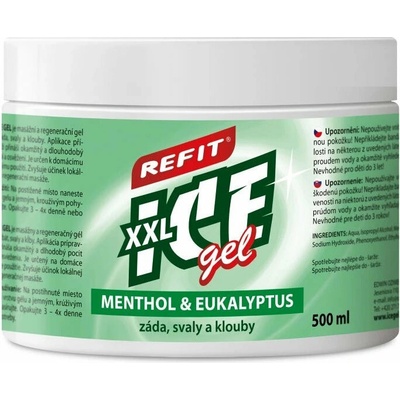 Refit Ice gél Menthol a eukalyptus 500 ml