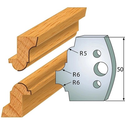Flury Profilový nůž 50x4mm profil 542 F026-542