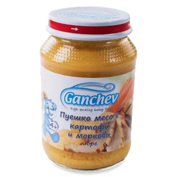 Image 1 of Ганчев пюре Пуешко месо с картофи и моркови