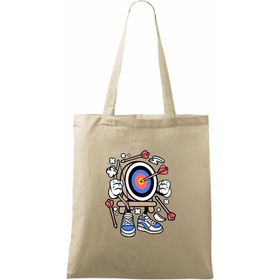 Taška malá 42x38 cm, Lukostřelba komiks, naturální – Zbozi.Blesk.cz