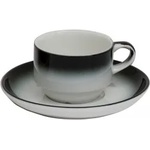 Gural Porselen - Marmaris White/Black Чашка с чинийка 230ml. (NBNEO02CT63SYH) (0180563)