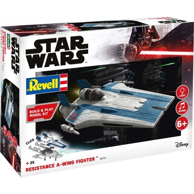 Revell Resistance A-wing Fighter modrý Star Wars Build & Play 1:44
