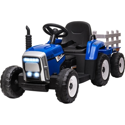 Homcom Dětský elektrický traktor na dálkové ovládání modrý