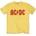 AC/DC Logo Yellow