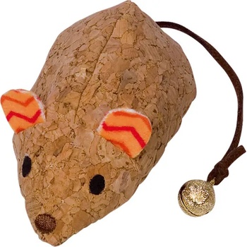 Image 1 of Nobby Cork mouse with catnip - коркова мишка 19 см